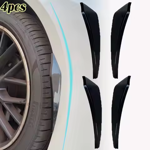 4PCS Car Wheel Eyebrow Bumper Fender Splash Guard For BMW X1 X2 X3 E83 F25 G01 G45 X4 X5 E53 E70 F15