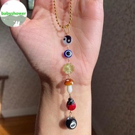 Babyshower Evil Eye Car Hanging Ornament Good Luy Days Car Charm 8 Ball Mushroom Four-Leaf Clover Pe