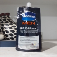 ครีมซอง Vaseline Men SPF 30+++ Total fairness serum วาสลีน เมน เอส พี เอฟ 30 พีเอ +++