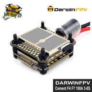 DarwinFPV Cement Ultra Durable F4 F7 3-8S 100A Waterproof FC ESC Stack 30x30mm for FPV Drones