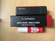 Benefit Mac Shiseido 冷色調紅色唇膏