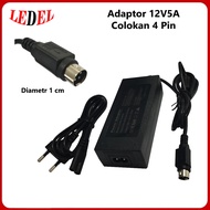 CCTV DVR adapter 12V 5A round plug 4 pin adapter 12v5a