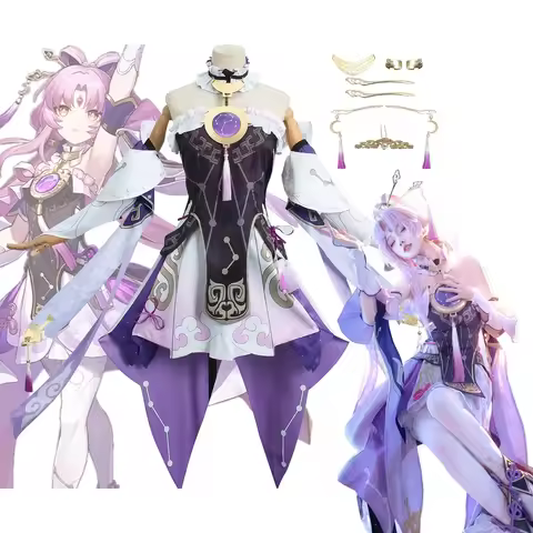 Fu Xuan Cosplay Costume Game Honkai Star Rail Character Fuxuan Uniform Outfit Halloween Party Women 