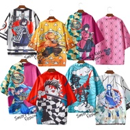 Kids Ready Stock Teenager Demon Slayer Anime Outerwear Coat Demon Slayer Animation Costume