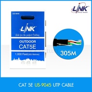 สาย LAN UTP Cable CAT5E  รุ่น US-9045 LINK OUTDOOR  305M