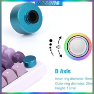 zzz Metal Rotary Knob For Mechanical Keyboard Customizable For F75 IK75 Keypad