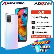 Dijual Advan GX 664 Ram 6GB Internal 64GB Garansi Resmi Berkualitas