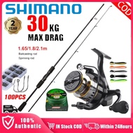 Caldari Rod Fishing Set Combo Reel Spinning Rod Joran Pancing 1 Set Reel Spinning BC Surf Reel