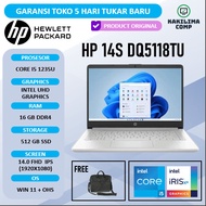 Laptop Hp 14s Core i5 1235 Ram 16gb 512 ssd Free Office 2021 Original