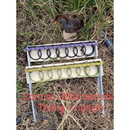 Reverse lashing set of 7 frames, 7 rings, 6cm