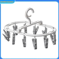 Clothing Hanger with Multiple Clips Folding Drying Rack for Small Clothes Portable Folding Drying Ra