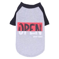 (D) Petsinn T-Shirt-Open (Grey) (Medium) (30cm)