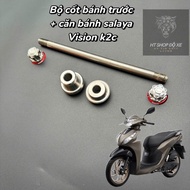 Combo rivet with 304 stainless steel guard for Vision k2c (2020-2026) no rust, installed zin