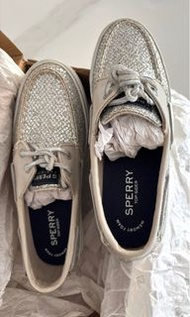 Sperry Top-Sider Glitter Shoes 銀色帆船鞋
