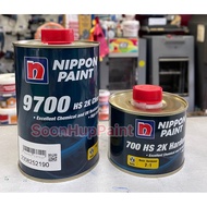 NIPPON 9700 2k 2:1 HIGH SOLID HS CLEAR (1L clear & 500ml hardener )
