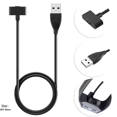 93cm Magnetic USB Charge Cable For Fitbit Ionic Smartwatch Only 5V 1A Fast Charging Cord Replacement