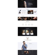 Tattooist web Design Template Responsive web Artist Personal html5 Website Boottrap5 Production