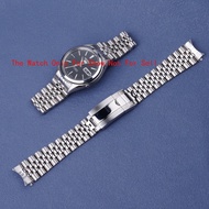 For Seiko 5 SNKL23 Silver Jubilee Solid Screw link Bracelets Watchband strap  bracelet 18mm