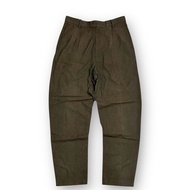 Dries Van Noten Pleated Striped Trousers Regular Fit