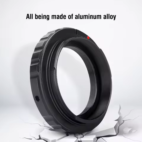 T Mount Adapter T2 Mount Adapter T2 Mount Lens Adapter T2/T Mount Aluminum Lens Adapter Ring for Can