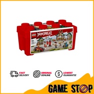 LEGO NINJAGO Creative Ninja Brick Box 71787, Toy Storage, Bricks to Build Dojo, Ninja Car, Motorbike