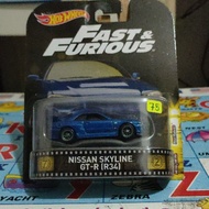 Hot Wheel Nissan skyline R34 fast furious