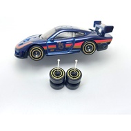 Z337 Hotwheels Rubber Wheels Tayar Getah Aerorr 10mm Black Gold Long JDM STH Porsche