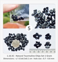 1.16.3C-Natural Aquamarine Chips Set 1 Gram-Bahan Kerajinan Perhiasan - 5