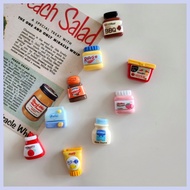 Another Studio Miniature Food Refrigerator Magnets Sauce Jam Butter Ketchup Kitchen Decor 9P Set