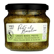 M&S Food Green Basil Pesto, Italian Basil & Olive Oil, 190g (Assorted)