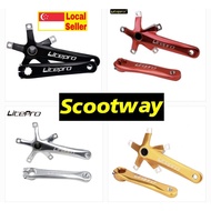 Litepro Ultra-Light Hollow Crankset BCD130 170mm