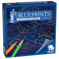 Blueprints of Mad King Ludwig - A Flip & Sketch Strategy Board Game by Bezier Games