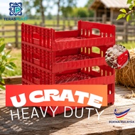 [Max 7pcs] U Crate Cold Room Basket Industrial Basket Bread Crate Bakul Kilang Plastik Industrial Cr
