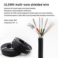 UL2464 Multi-Core Shielding Line 28-18AWG 2-Core-12-Core Double-Layer Shielding Signal Line DVNU