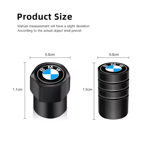 4pcs Tire valve cover dustproof alloy valve cover for BMW G30/G20/G05/F30/F10/E70 1/3/5/7-series hub