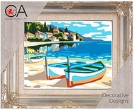 Collection D'Art Tapestry Printed kit Needlepoint Landscape 3377K 20x25 cm/8"x10"