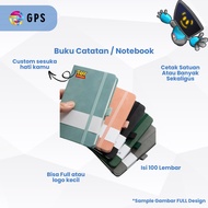 GVIBES - CUSTOM AESTHETIC NOTEBOOK MINI POCKET A5 AESTHETIC NOTEBOOK MEMO NOTEBOOK 100 SHEETS