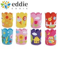 EDIEJ DIY Pencil Holder Cartoon Kid Gifts Material Pack DIY Craft Crafts Toys For Children DIY Pen H