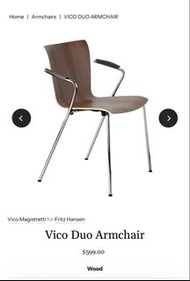 Vico Duo Armchair by Fritz Hansen