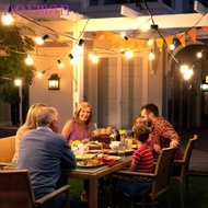 NORMAN G40 LED Globe String Lights, Plastic Bulbs Shatterproof Design Outdoor String Lights, EU US P