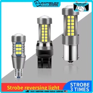 [READY STOCK] 1PC Strobe LED Reversing light T15 T20 1156 W16W P21W W21W Car Light Bulb_White LED
