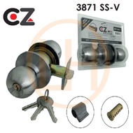 CZ Cylindrical Lock Set / Tombol Pintu - 3871SS-V / 3871AC-V