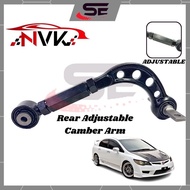 NVK Racing Upper Arm Civic FD FD1 FD2 FD2R 1.8 2.0cc Rear Adjustable Camber Arm Upper Control Adjust