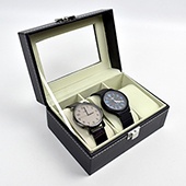 手錶盒 質感皮革收納盒(3支裝)