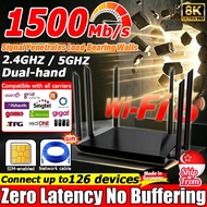 【all new upgrade】wireless portable wifi router wifi mesh portable wifi 5g sim card router 1500Mb/s d