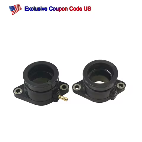 2PCS Motorcycle Carburetor Intake Manifold For Yamaha XT600 XT 600Z XT 600E TT600 43F-13586-01-00 1V