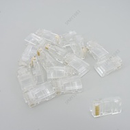 10/20/50pcs RJ-45 network cable module crystal plug CAT-5/5e 8 core gold-plated Ethernet network con