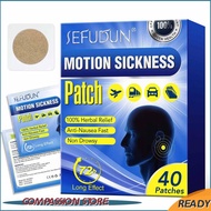 40Pcs Patches Motion Sickness Patches Relieves Nausea, Dizziness & Personal Safety & Security