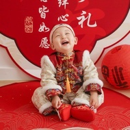 Baby Tang One-Year-Old Dress Children Catch Anniversary Dress Chinese Children New Year Dress