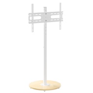 ขาตั้งทีวีเหล็กทนทานแบบมือถือสำหรับหน้าจอ LCD แบบแบนขนาด40-75นิ้วกับล้อขาตั้งโทรทัศน์ขาว